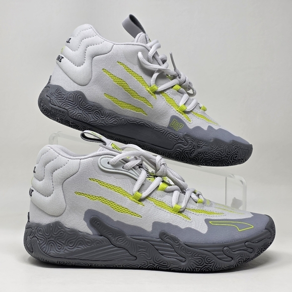 Puma LaMelo Ball MB.03 JR 'Chino Hills Grey Silver 379292-01 Youth Size 5 New - Picture 2 of 11